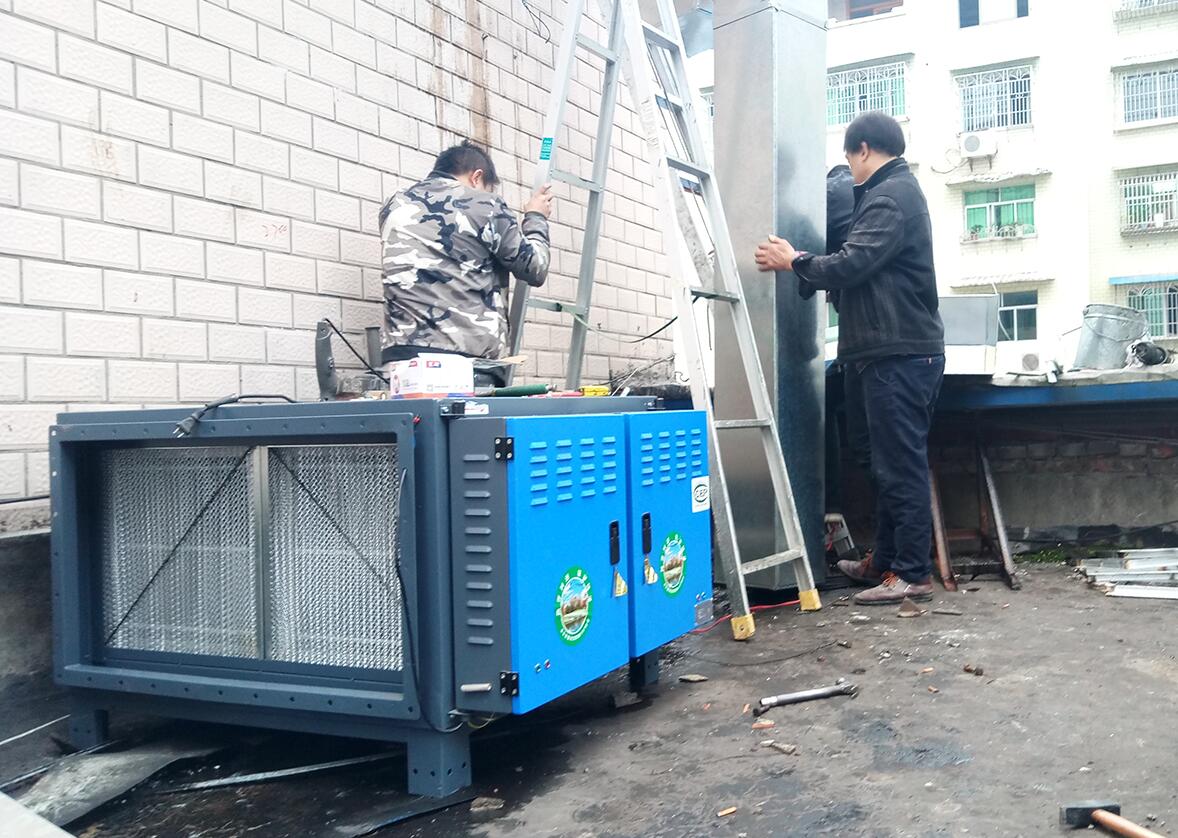 機(jī)關食堂油煙(yān)治理(lǐ)&mdash;&mdash;某就(jiù)業(yè)局食堂